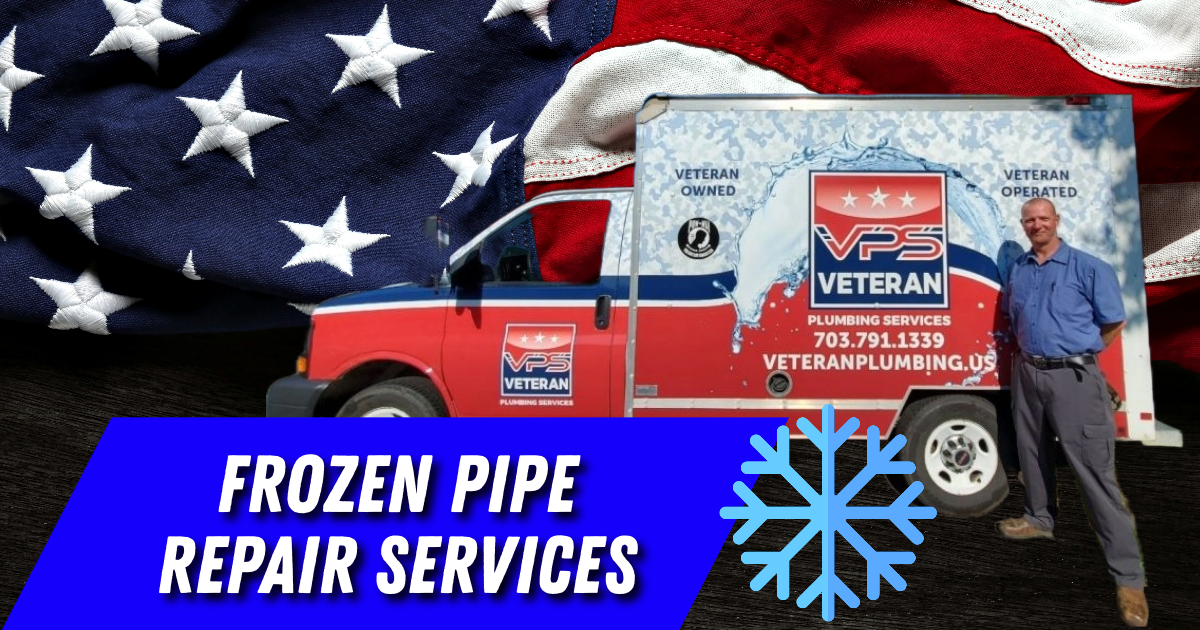 ️ Frozen Pipe Repair 🔧 by Veteran Plumbing Services
