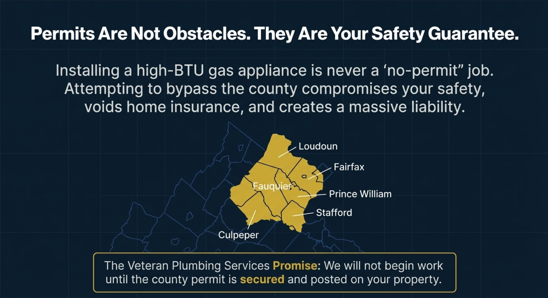 tankless water heater permit Northern Virginia, tankless water heater code compliance Virginia, USBC tankless water heater requirements, tankless water heater inspection Fairfax County, Loudoun County tankless water heater permit, Prince William County gas permit tankless, Culpeper County tankless water heater code, Fauquier County gas line sizing tankless, Stafford County appliance permit tankless, gas tankless water heater permit VA, tankless water heater venting code Virginia, tankless water heater gas line sizing VA, licensed master gasfitter Northern Virginia, veteran owned plumbing Northern Virginia, Veteran Plumbing Services tankless installation